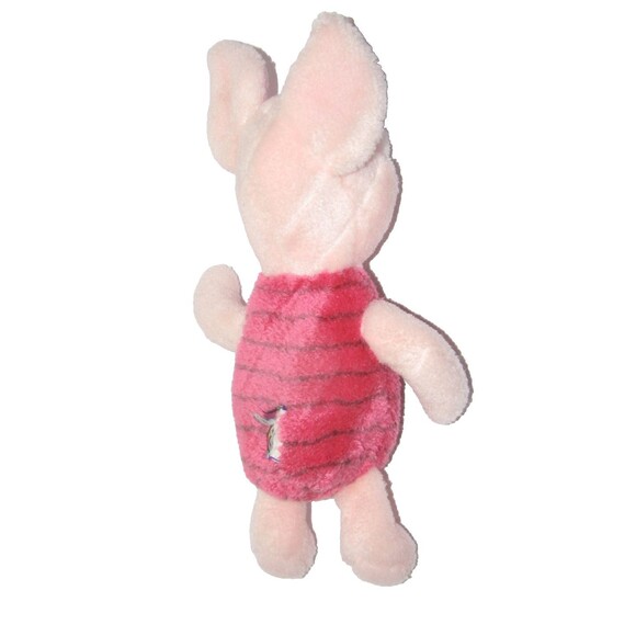 Disney Winnie the Pooh PIGLET Beanbag Plush 10" - Picture 3 of 3